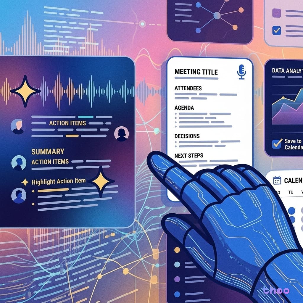 Capture and summarize meetings with AI